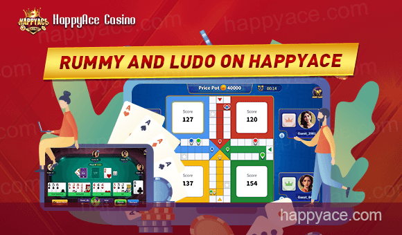 Rummy and Ludo on HappyAce: The Perfect Blend of Fun & Skills